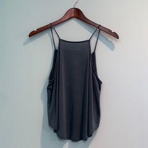 Silence + Noise Teal Tank Top Shirt